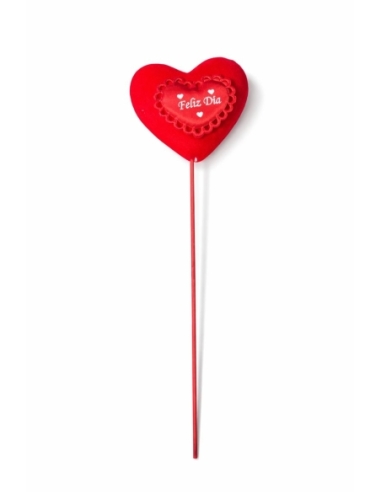 CORAZON DE TERCIOPELO 6PCS ALT.28CM