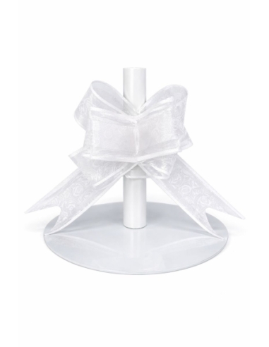 LAZO ROSA BLANCA 10PCS 50MM