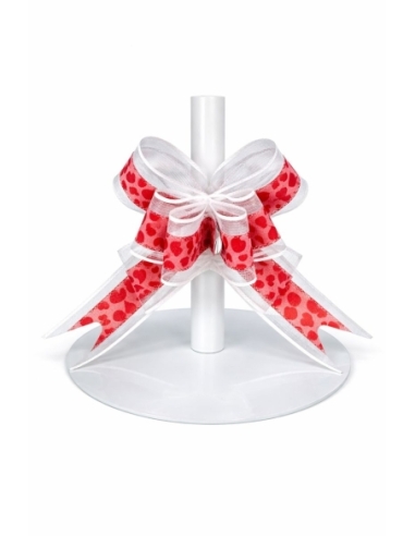 LAZO CORAZON ROJO 10PCS 50MM