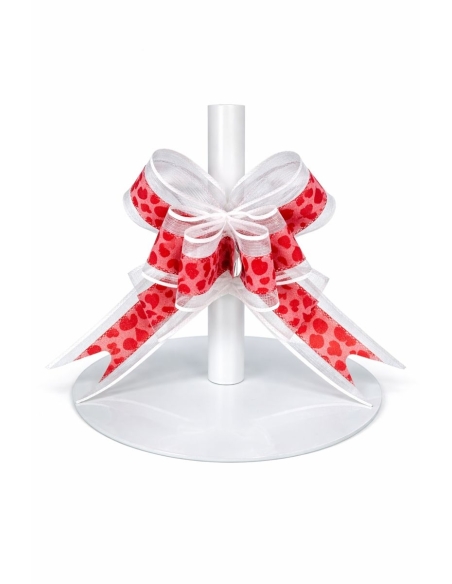LAZO CORAZON ROJO 10PCS 50MM