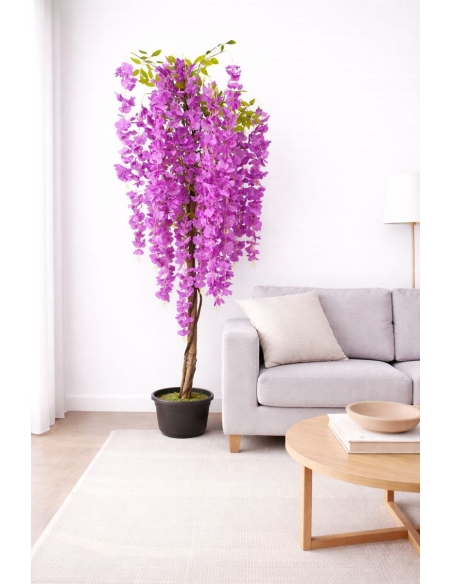 Glicinia artificial lila  170CM