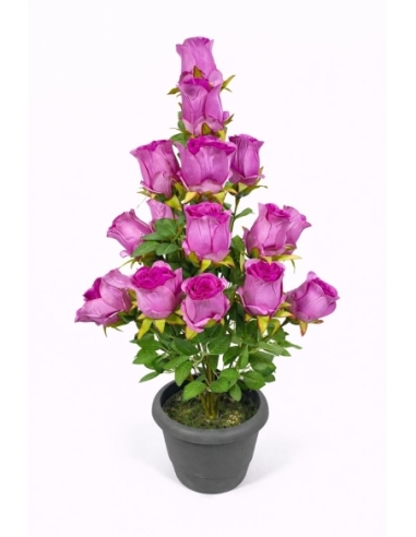Rosa artificial lila  90CM