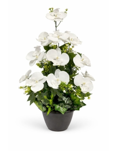 Phalaenopsis artificial blanco 65CM