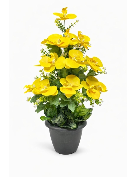 Phalaenopsis artificial amarillo  65CM