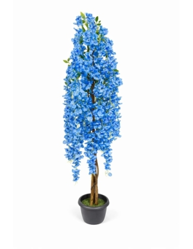 Glicinia artificial azul  170CM