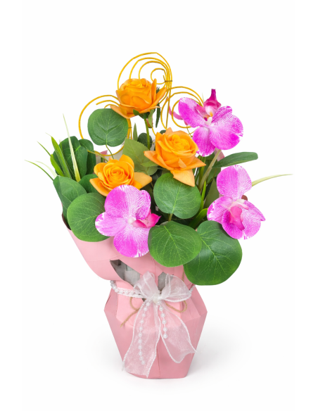 RAMO DE FLORES ENVUELTO