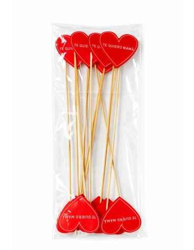 CORAZON TE QUIERO MAMA 12PCS ALT.33CM