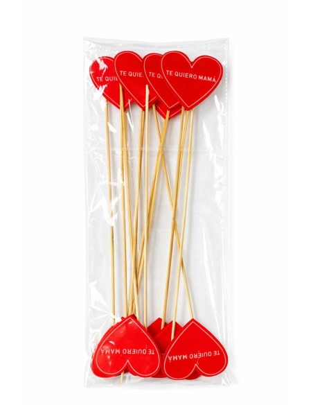 CORAZON TE QUIERO MAMA 12PCS ALT.33CM