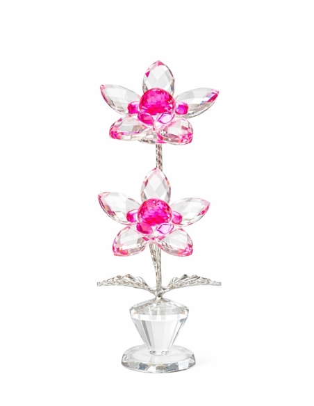 FLOR DE CRISTAL ALT.20CM