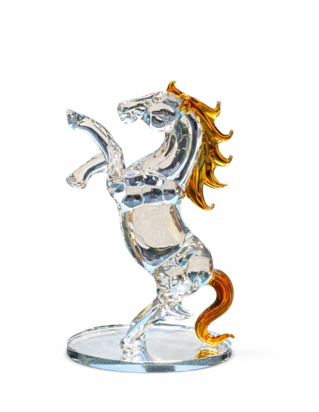 CABALLO CRISTAL 19CM