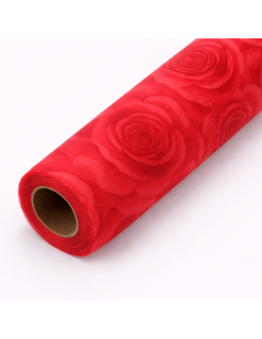 TELA ORGANZA ESTAMPADA PARA FLORISTERIA 48CM*4.5M