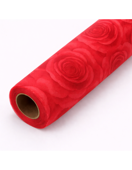 TELA ORGANZA ESTAMPADA PARA FLORISTERIA 48CM*4.5M