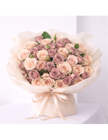 PAPEL FLORAL DE ALGODON SUAVE 45*58CM