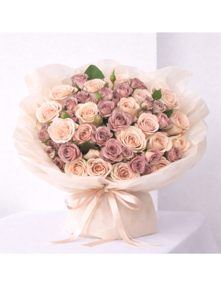 PAPEL FLORAL DE ALGODON SUAVE 45*58CM