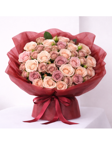 PAPEL FLORAL DE ALGODON SUAVE 45*58CM