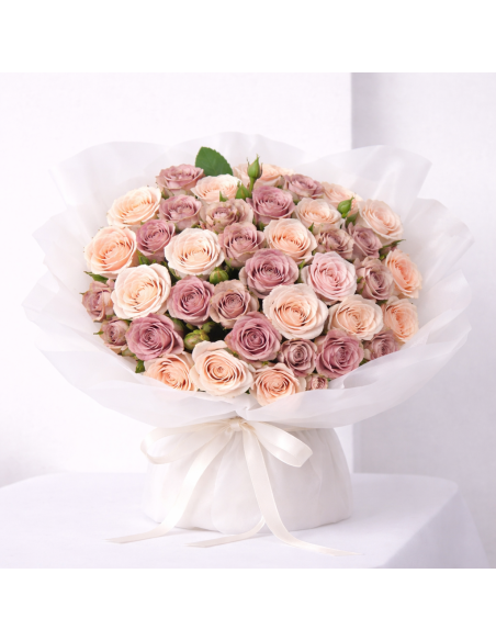PAPEL FLORAL DE ALGODON SUAVE 45*58CM