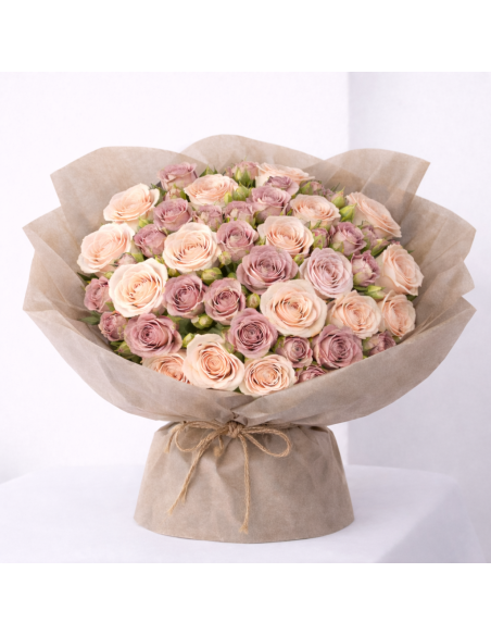 PAPEL FLORAL DE ALGODON SUAVE 45*58CM