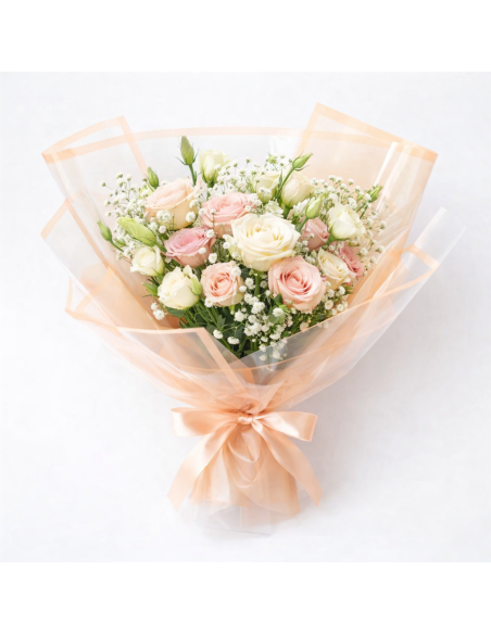 PAPEL PLASTICO TRANSLUCIDO PARA FLORES 20PCS 58*58CM
