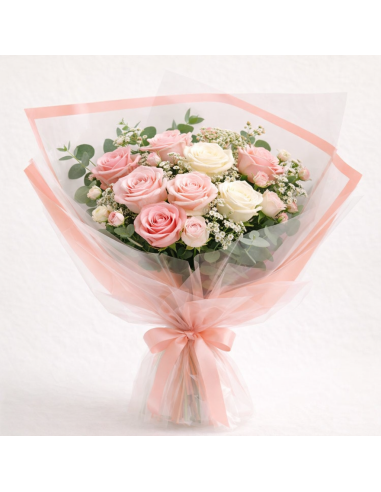 PAPEL PLASTICO TRANSLUCIDO PARA FLORES 20PCS 58*58CM