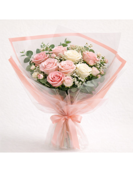 PAPEL PLASTICO TRANSLUCIDO PARA FLORES 20PCS 58*58CM