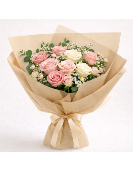 PAPEL PLASTICO TRANSLUCIDO PARA FLORES 20PCS 58*58CM