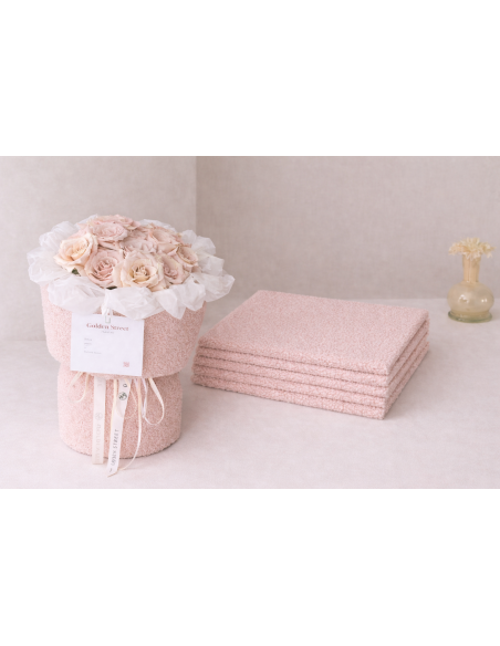 TELA AFELPADA ROSA 28*50CM