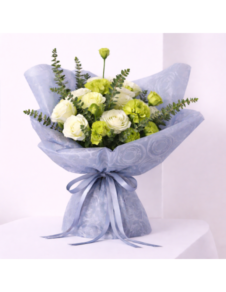 TELA ORGANZA ESTAMPADA PARA FLORISTERIA 48CM*4.5M