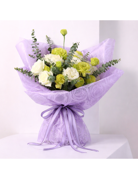 TELA ORGANZA ESTAMPADA PARA FLORISTERIA 48CM*4.5M