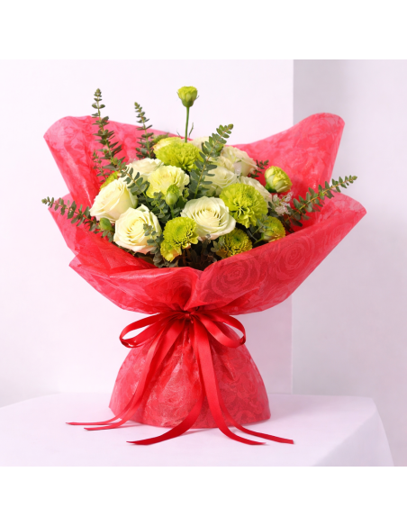 TELA ORGANZA ESTAMPADA PARA FLORISTERIA 48CM*4.5M