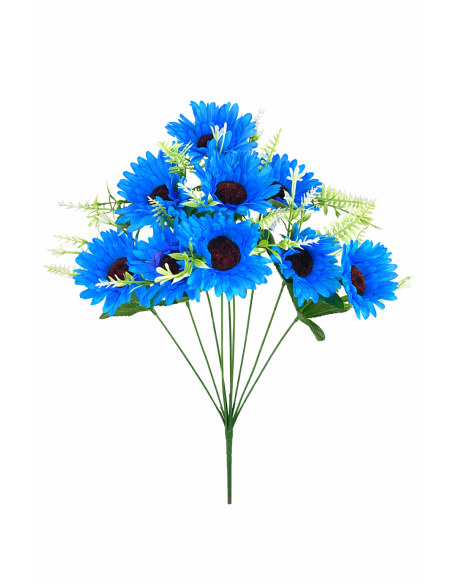 RAMO DE 9 MARGARITAS AZUL