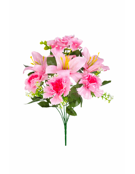 RAMO DE 7 FLORES MIXTO ROSA