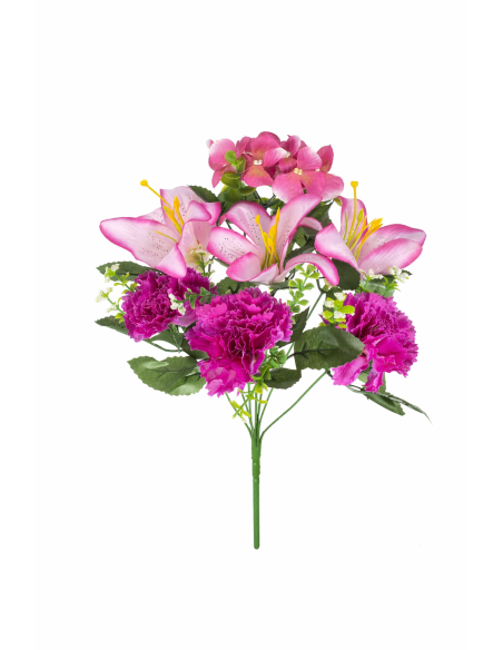 RAMO DE 7 FLORES MIXTO LILA