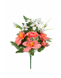 RAMO DE FLOR MIXTO NARANJA