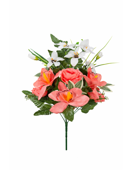 RAMO DE FLOR MIXTO NARANJA