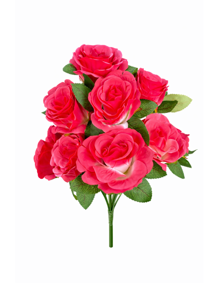 RAMO DE 9 ROSA ROSA