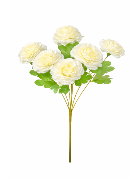 RAMO DE 7 CLAVEL BLANCA