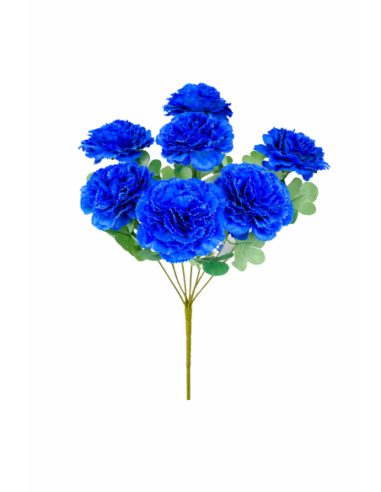 RAMO DE 7 CLAVEL AZUL
