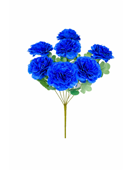 RAMO DE 7 CLAVEL AZUL