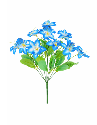 RAMO DE 10 LILIO AZUL