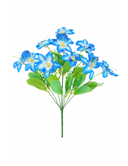 RAMO DE 10 LILIO AZUL