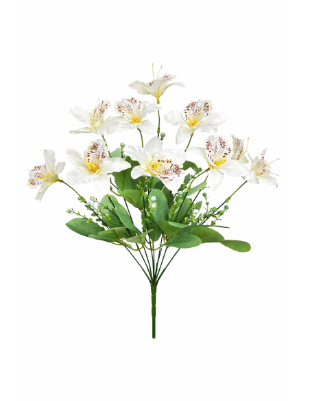 RAMO DE 10 LILIO BLANCO