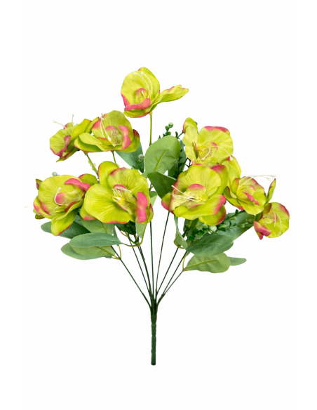 RAMO DE 10 ORQUIDEA AMARILLO