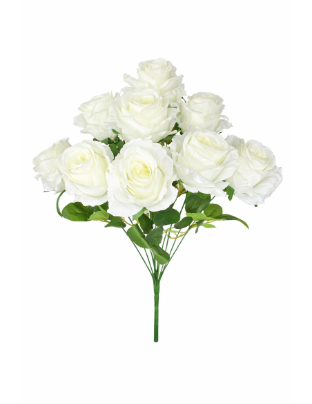 RAMO DE 9 ROSA BEIGE