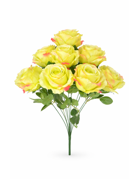RAMO DE 9 ROSA VERDE