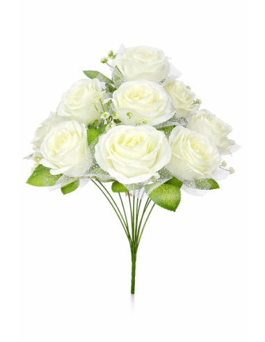 RAMO DE ROSA BEIGE