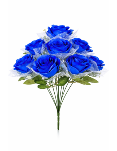 RAMO DE ROSA AZUL