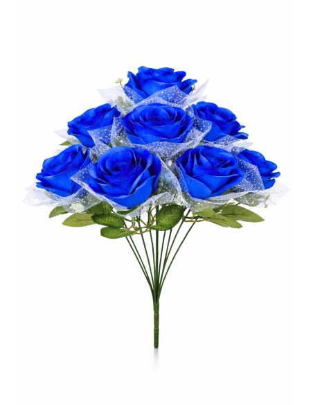 RAMO DE ROSA AZUL