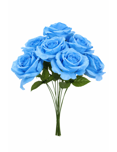 RAMO DE ROSA AZUL