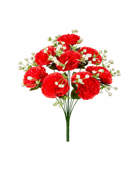 RAMO DE CLAVEL ROJO