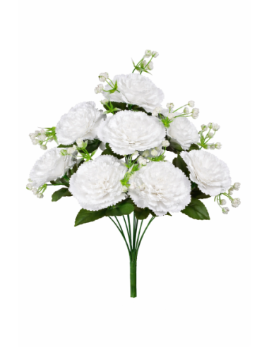 RAMO DE CLAVEL BLANCO